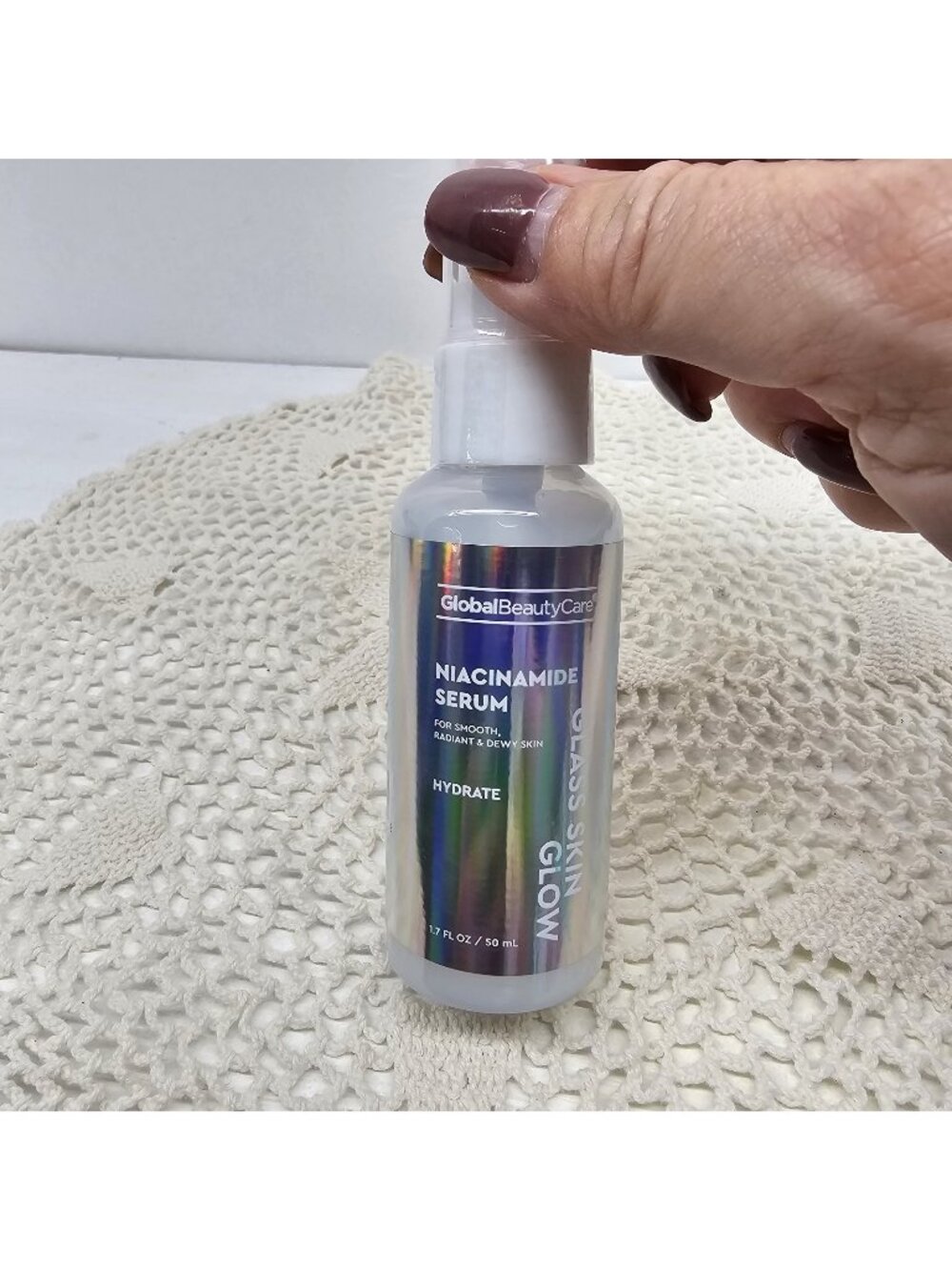 NEW Global Beauty Care Niacinamide Serum Glass Skin Pore Minimizing Brightening